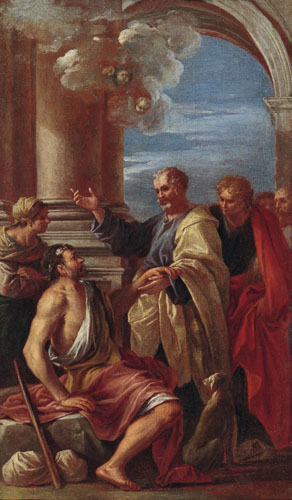saint peter healing a lame